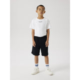 Name It Black Cyber Sweat Shorts Noos