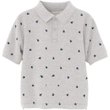 Name It Light Grey Melange Boats Volo Regular Polo