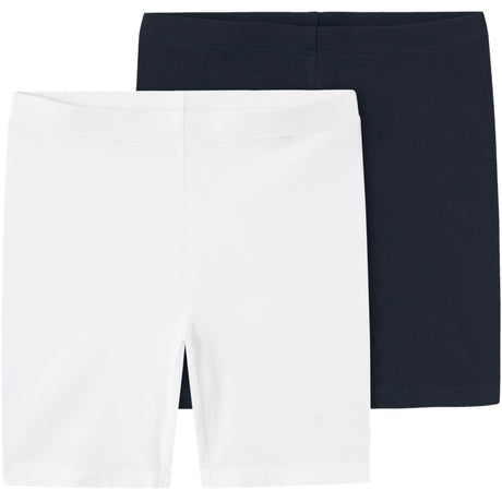 Name It Dark Sapphire Vivian 2-Pack Solid Short Leggings Noos