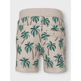 Name It Peyote Palm Trees Vermo AOP Long Sweat Shorts Noos