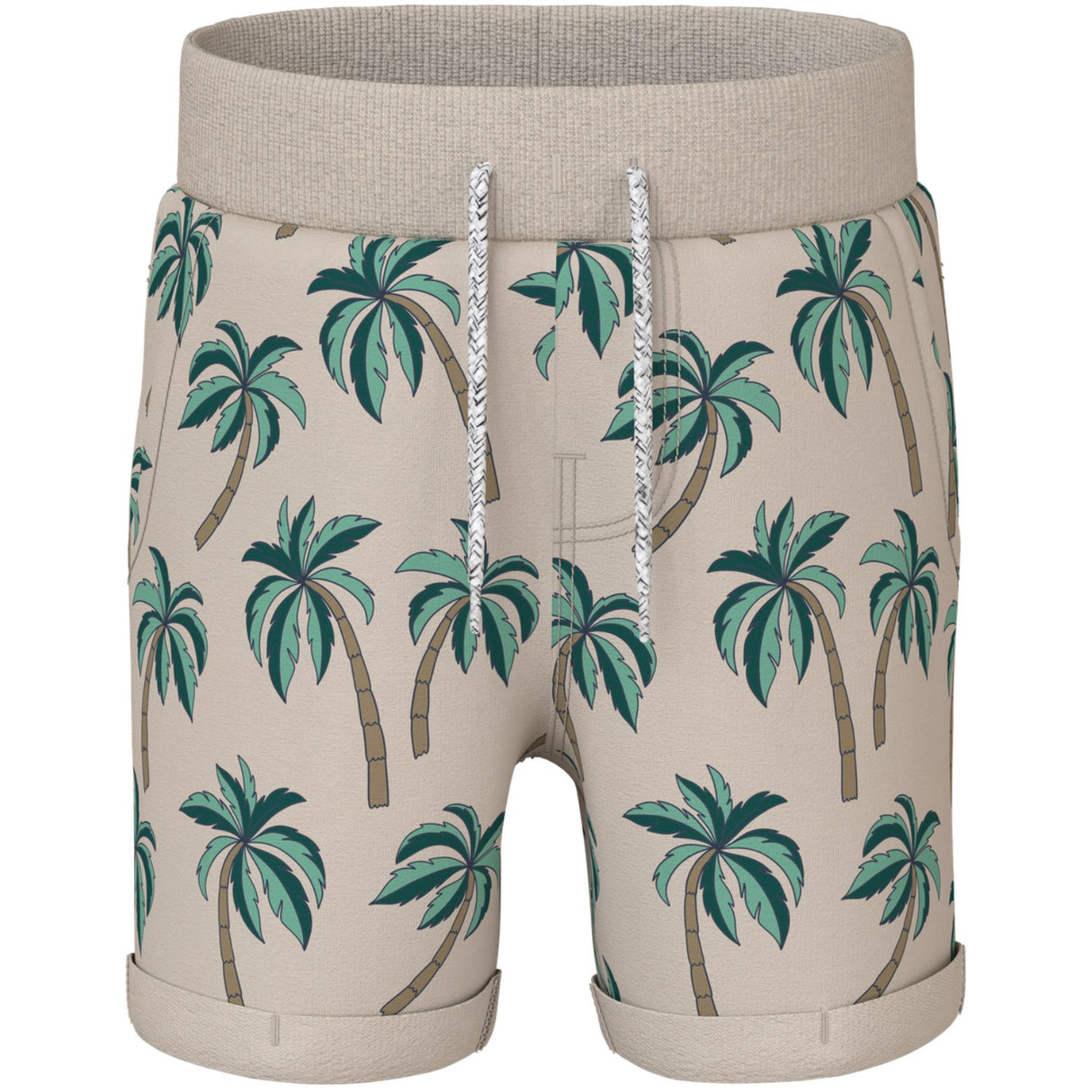 Name It Peyote Palm Trees Vermo AOP Long Sweat Shorts Noos