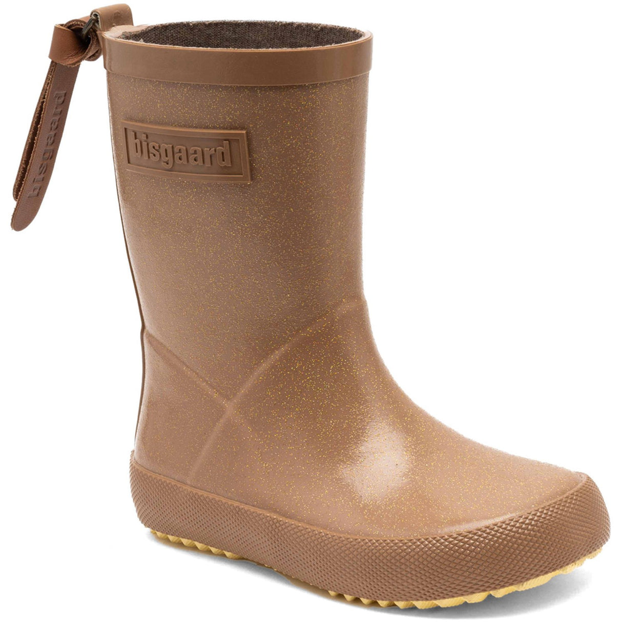 Bisgaard Brown Glitter Fashion Rubber Boot