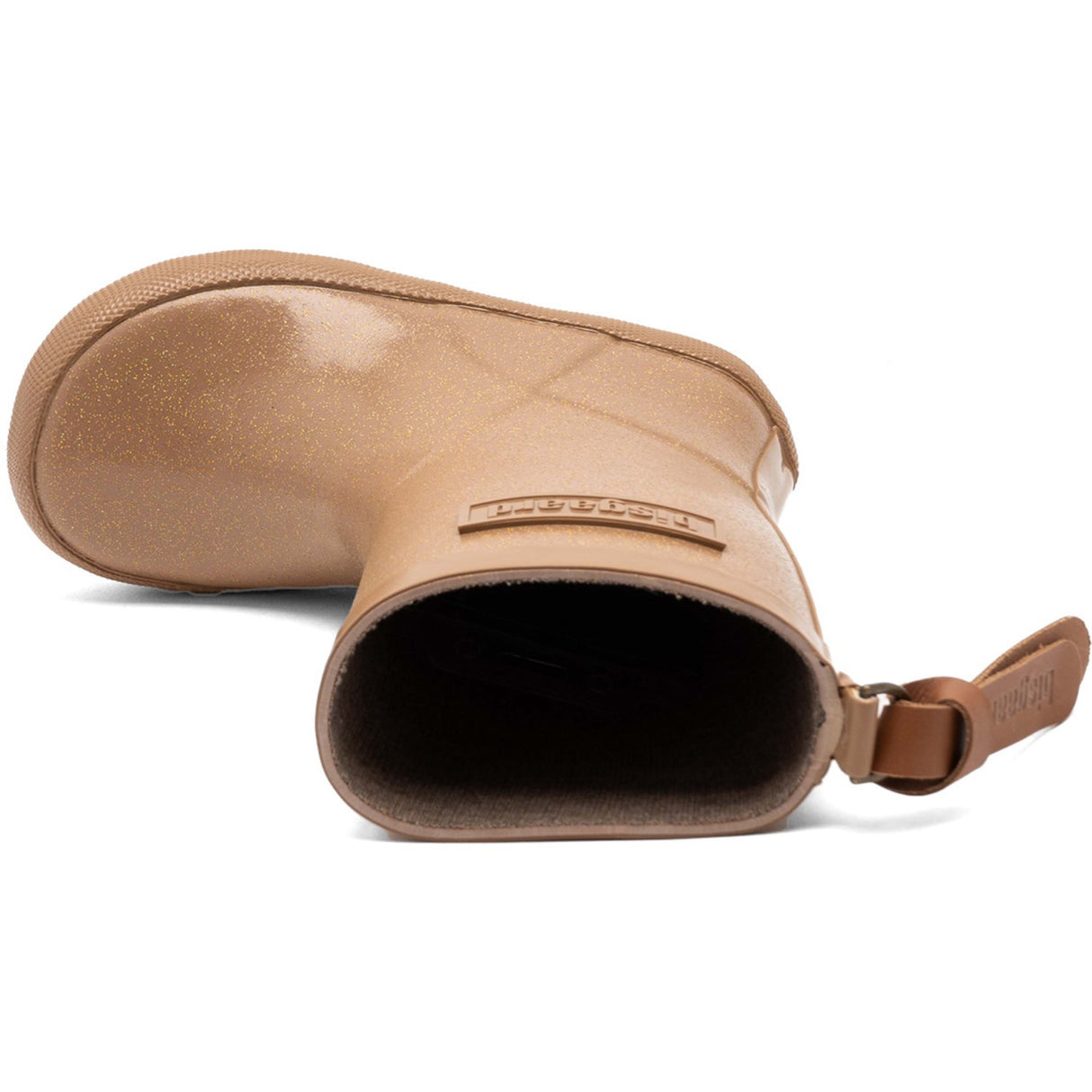 Bisgaard Brown Glitter Fashion Rubber Boot