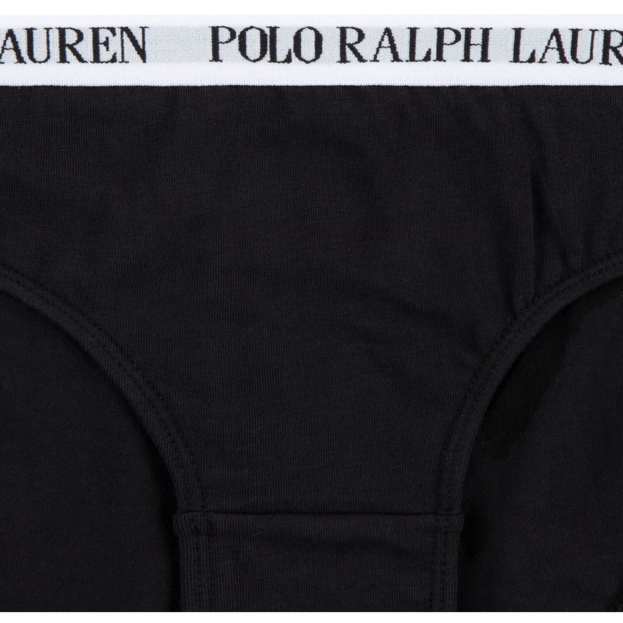 Polo Ralph Lauren White/Polo Black Solid 3 Pack Bikini