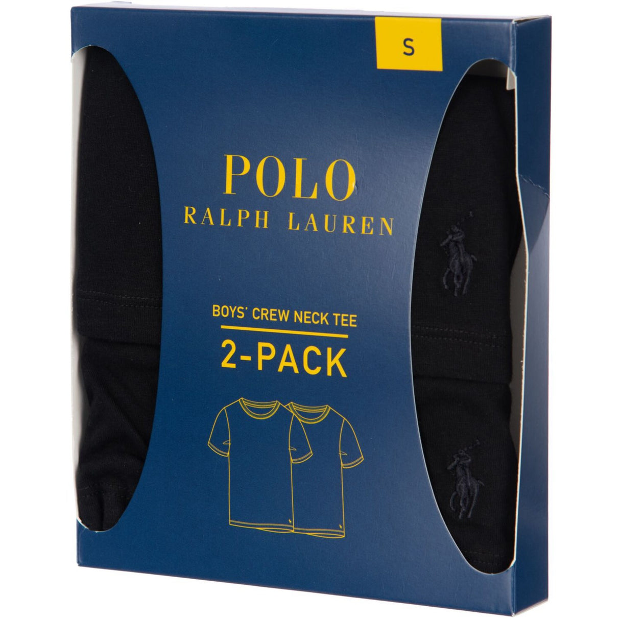 Polo Ralph Lauren Polo Black 2 Pack Cotton Crew T-Shirt