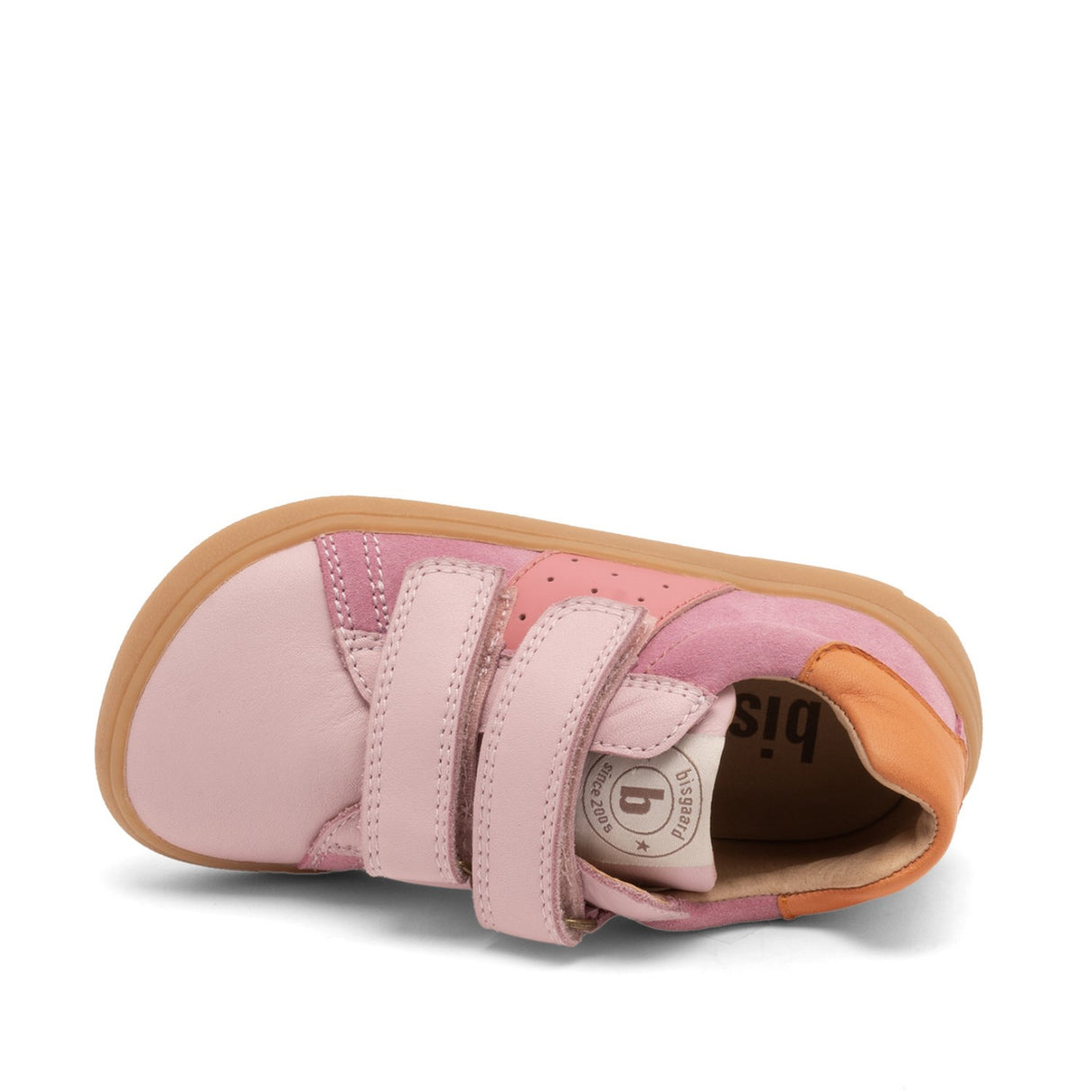 Bisgaard Pink Barefoot Ricco Velcro Shoe