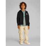 Calvin Klein Ck Black Essential Monologo Windbreaker Jacket