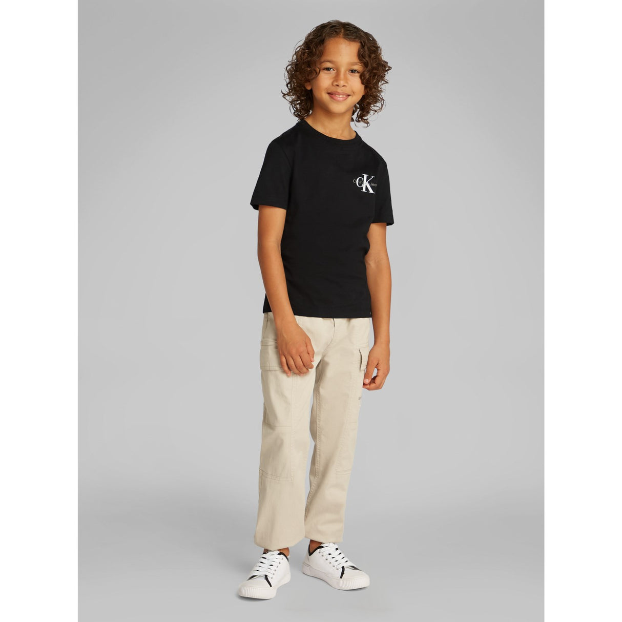 Calvin Klein Ck Black Chest Monologo Ss T-Shirt