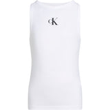 Calvin Klein Bright White Ck Logo Tank Top