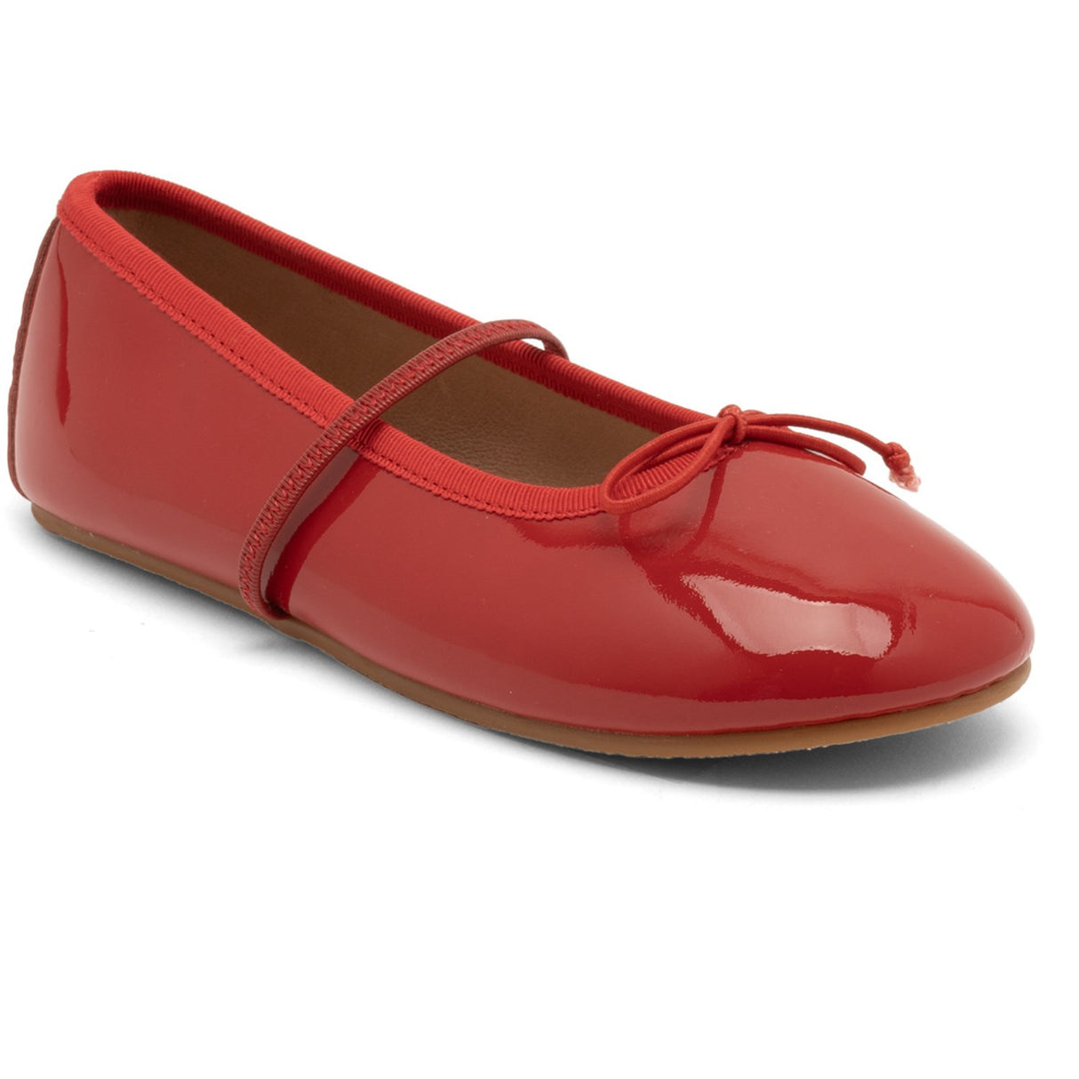 Bisgaard Red Patent Palma Ballerina
