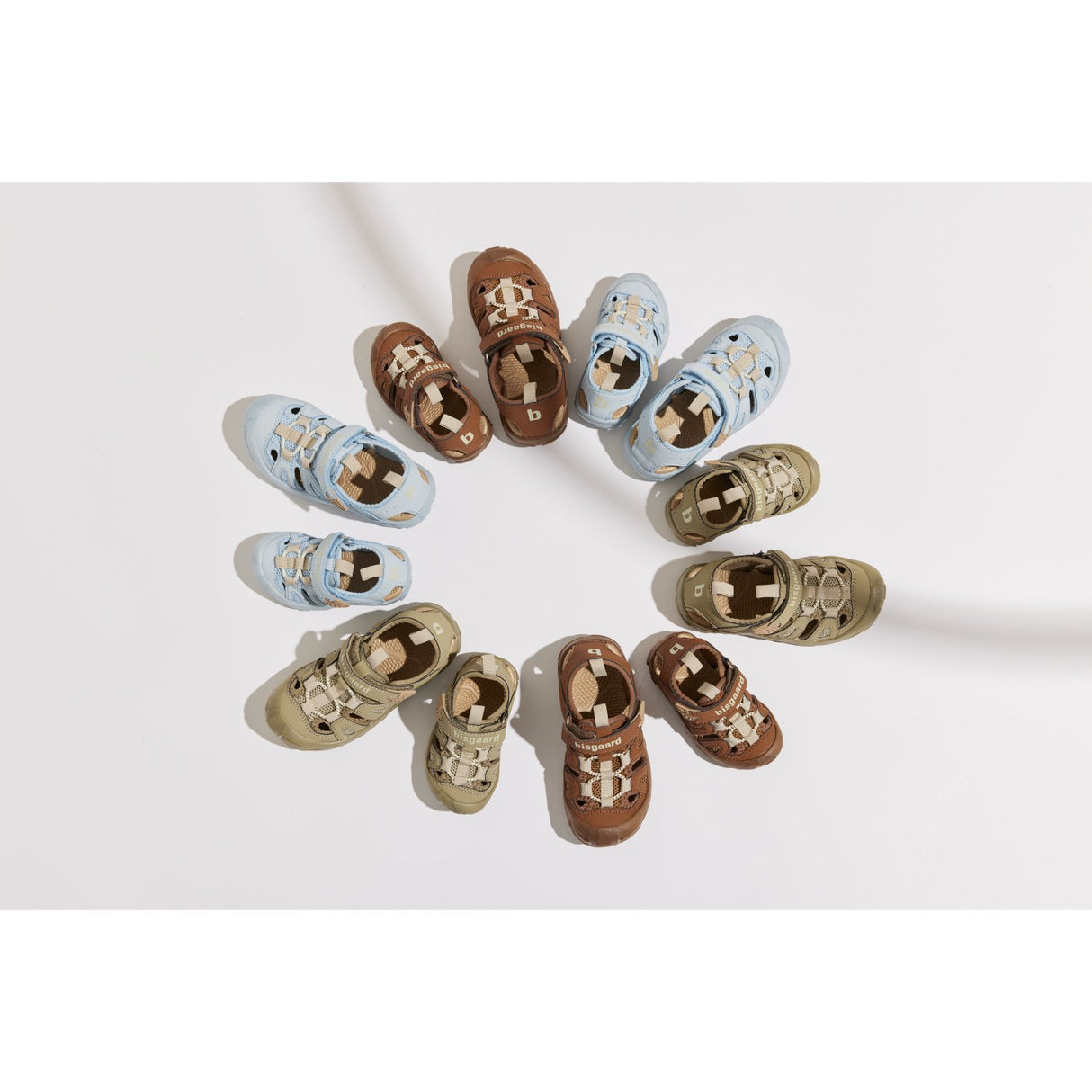 Bisgaard Baby Blue Parker Velcro Shoe