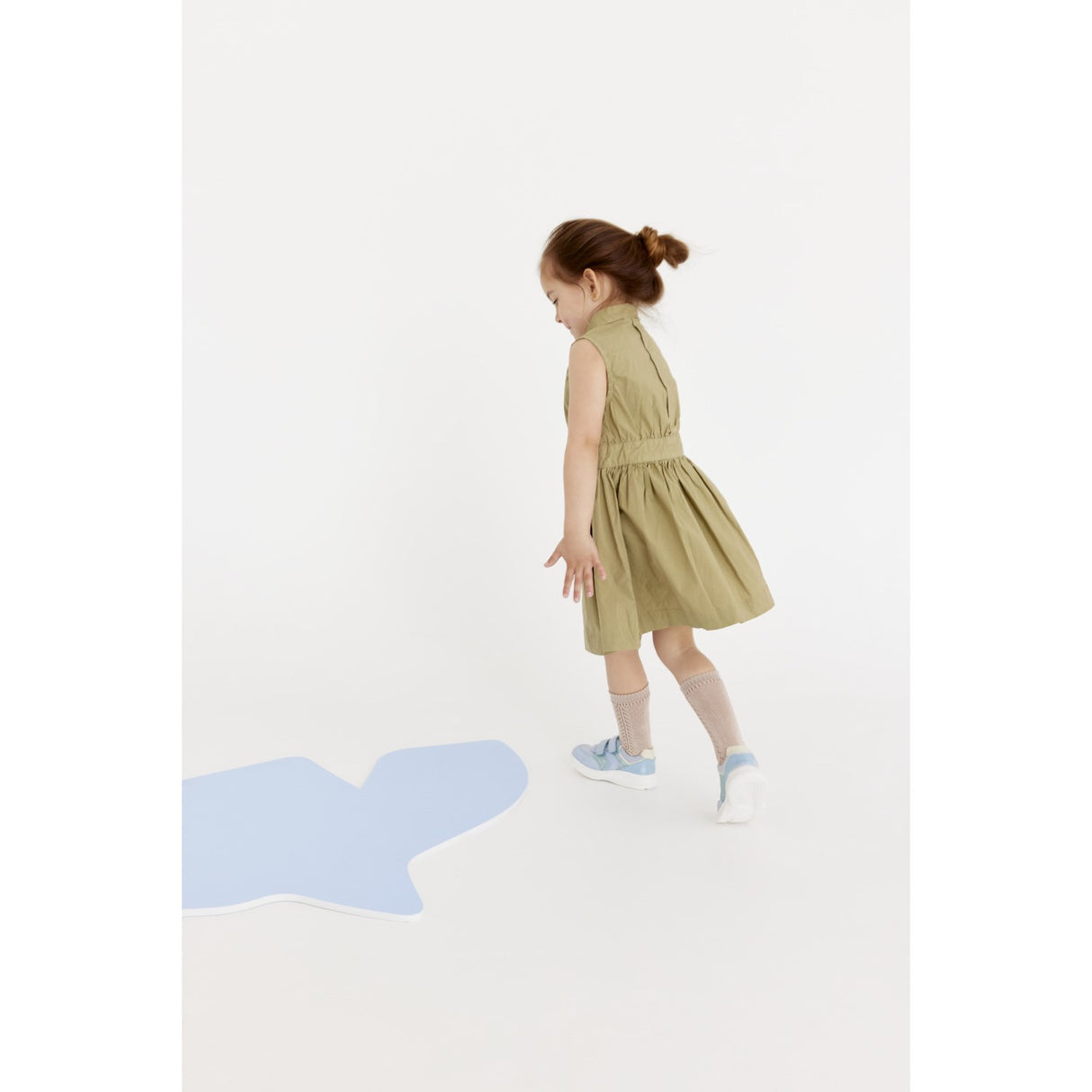 Bisgaard Sky Glitter Yuki Glitter Velcro Shoe