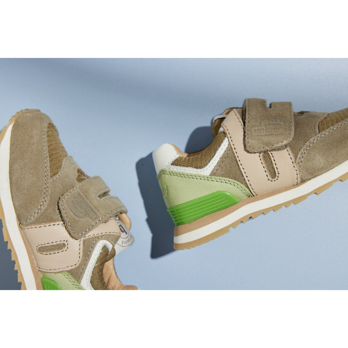 Bisgaard Khaki Winston Velcro Shoe