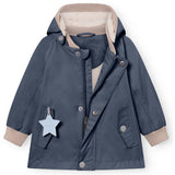 Mini A ture Ombre Blue Wally Fleece Lined Spring Jacket. GRS