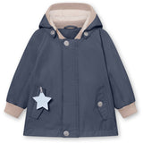Mini A ture Ombre Blue Wally Fleece Lined Spring Jacket. GRS