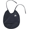 CeLaVi Dark Navy Basic Round Pu Bib