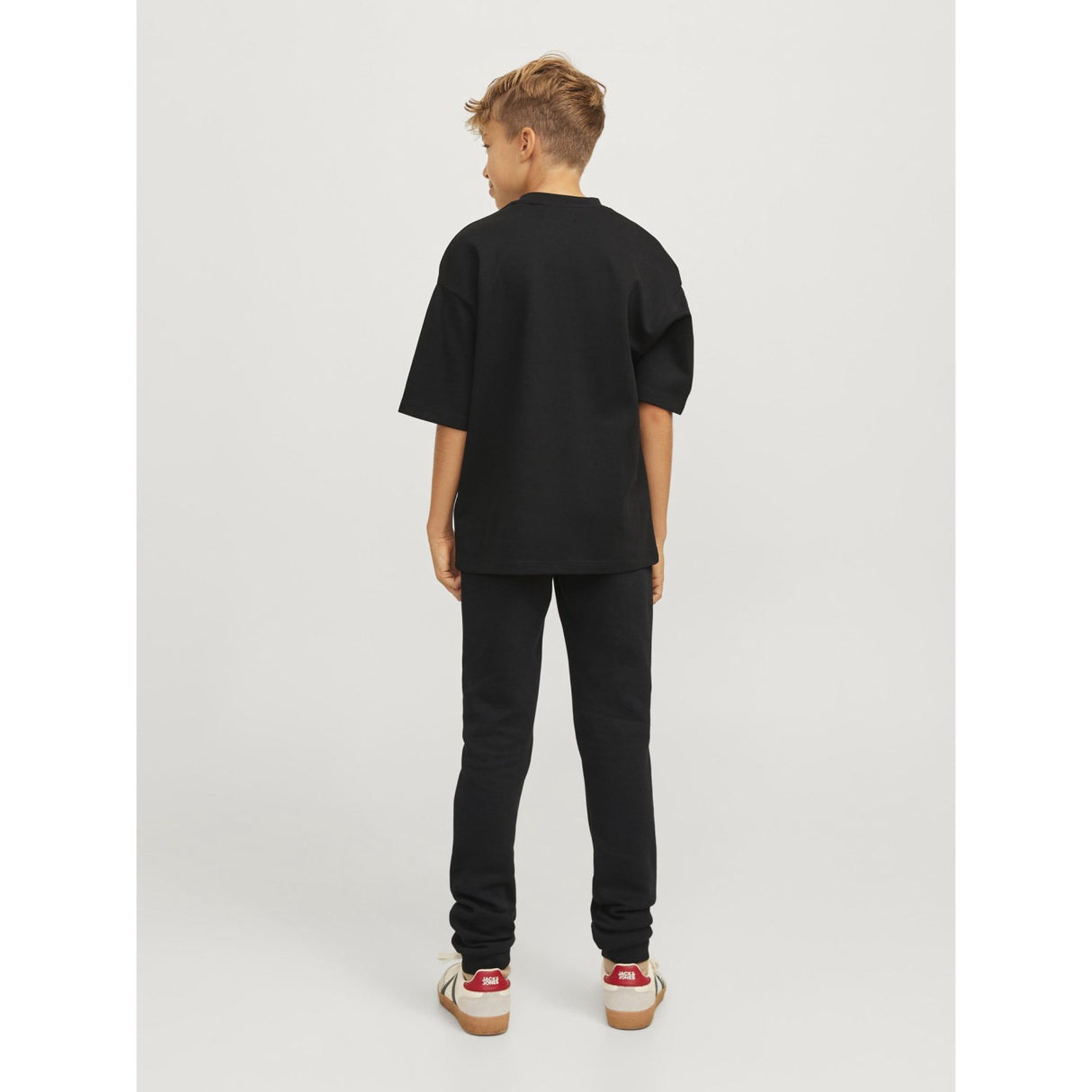 Jack & Jones Junior Black Gordon Vesterbro Cuffed Sweatpants Noos