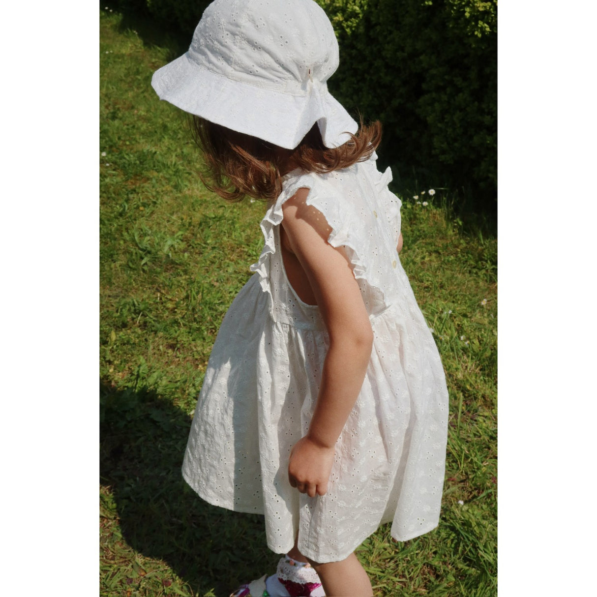 Konges Sløjd Optic White Lacey Sun Hat