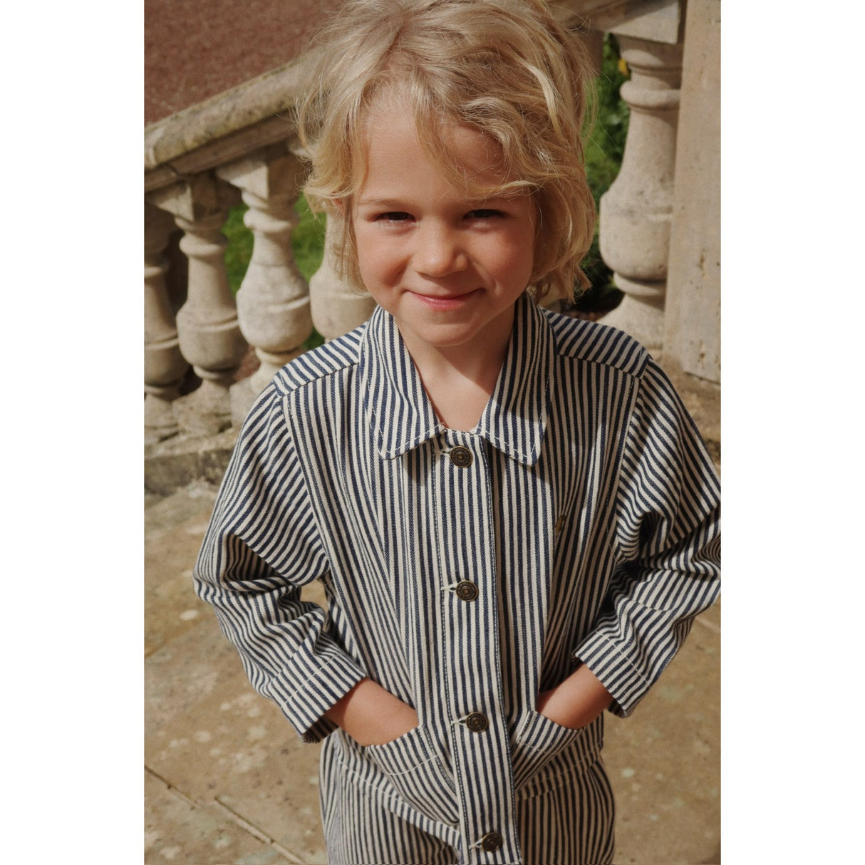 Konges Sløjd Naval Stripe Fender Jacket Gots