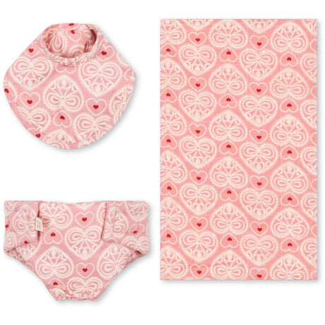 Konges Sløjd Lacy Pink Doll Nursery Set