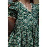 Konges Sløjd Lacy Green Coeur Lace Dress Gots