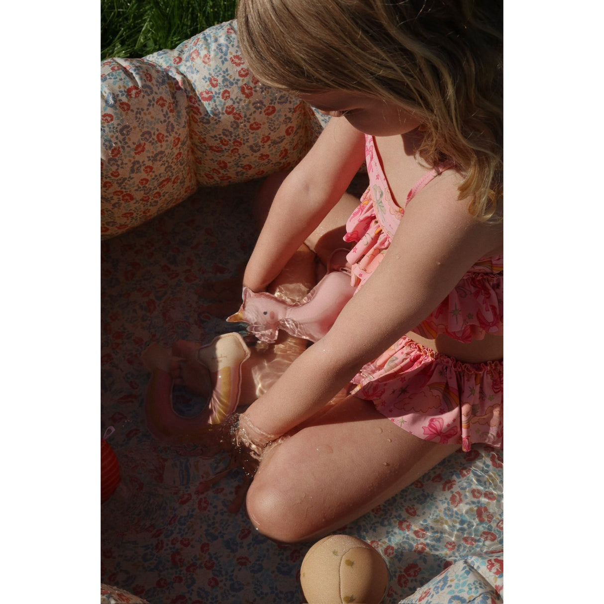 Konges Sløjd Rainbow Bow Manuca Frill Bikini Grs