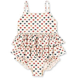 Konges Sløjd Coeur Coloré Manuca Frill Swimsuit Grs