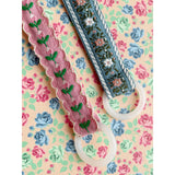 Konges Sløjd Pink Bloom Pacifier Strap Vintage