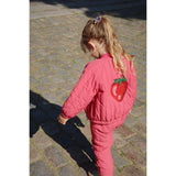 Konges Sløjd Raspberry Wine Juno Sparkle Bomber Jacket