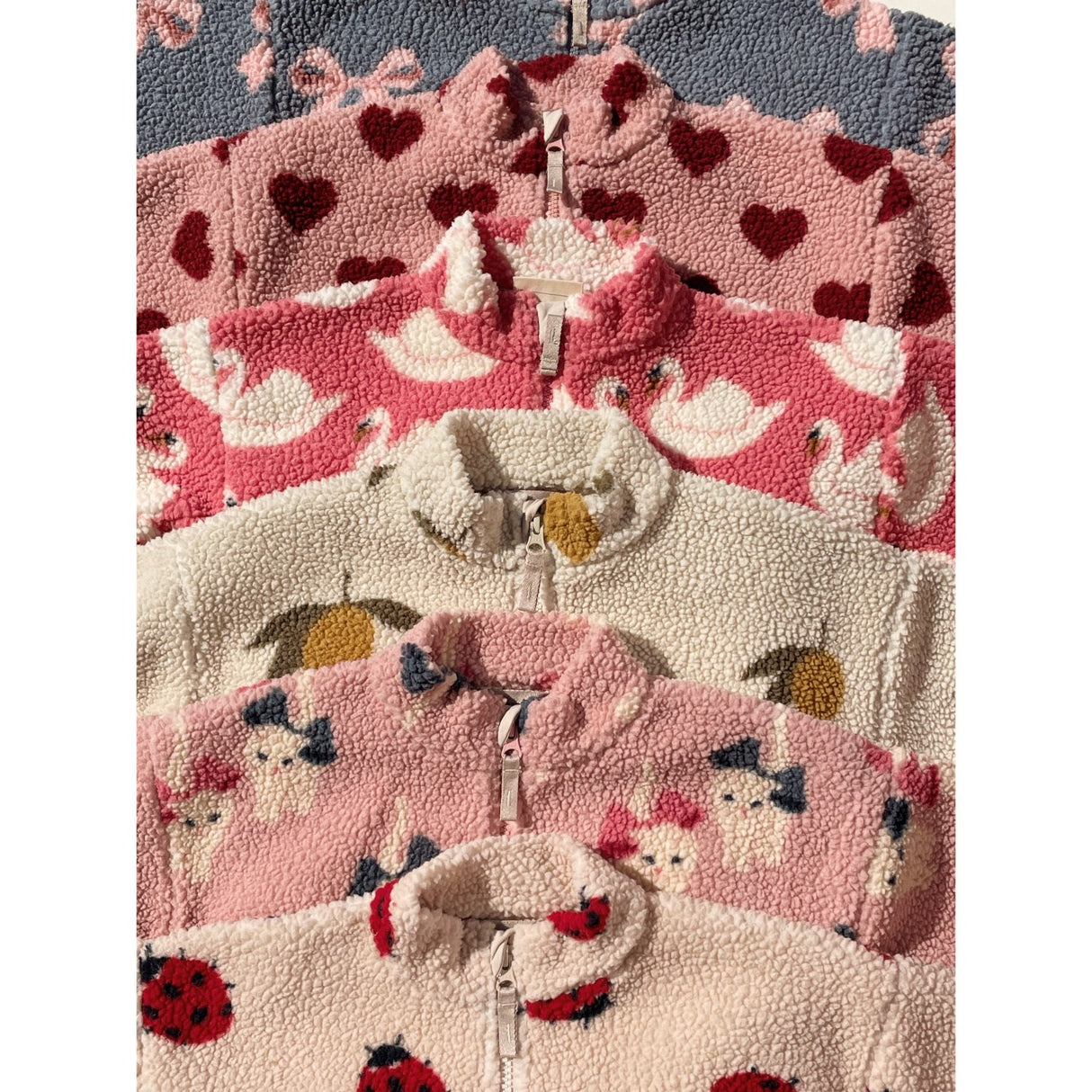 Konges Sløjd Swan Candy Jody Teddy Jacket Grs