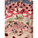 Konges Sløjd Swan Candy Jody Teddy Jacket Grs