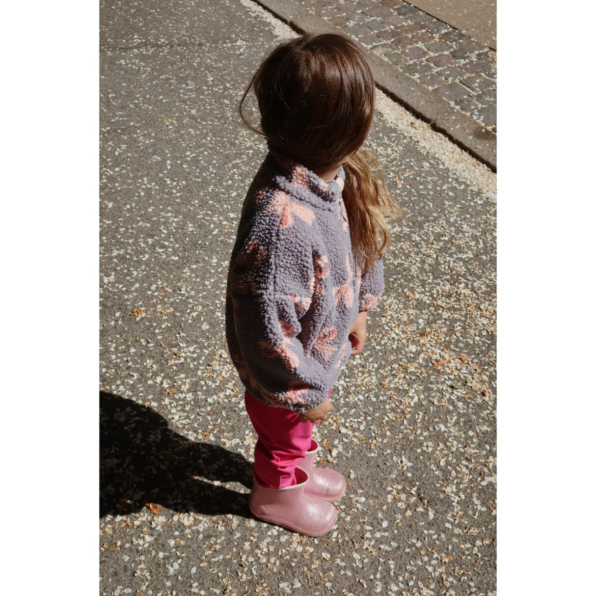 Konges Sløjd Bella Blue Bow Jody Teddy Jacket Grs