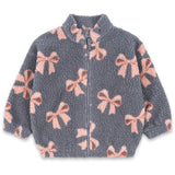 Konges Sløjd Bella Blue Bow Jody Teddy Jacket Grs