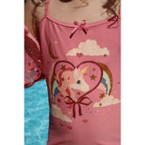 Konges Sløjd Flamingo Plume Riley Swimsuit Grs