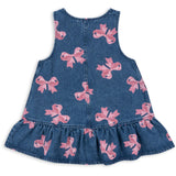 Konges Sløjd Bella Bow (For Denim) Magot Dress Denim Gots