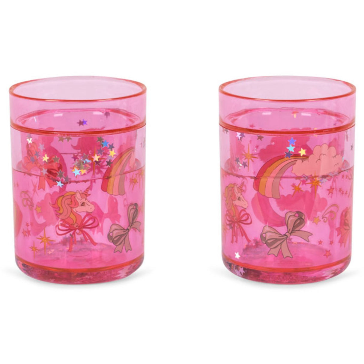 Konges Sløjd Rainbow Bow 2 Pack Glitter Cups