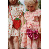 Konges Sløjd Floria Pink Bella Frill Dress Gots