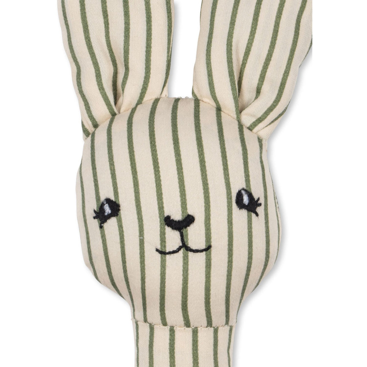 Konges Sløjd Tea Stripe Bunny Hand Rattle