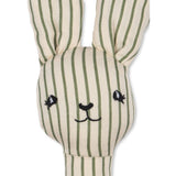 Konges Sløjd Tea Stripe Bunny Hand Rattle