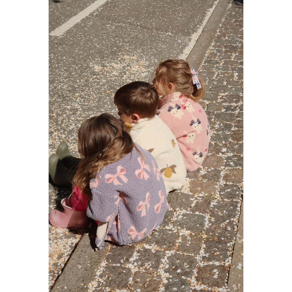 Konges Sløjd Bella Blue Bow Jody Teddy Jacket Grs