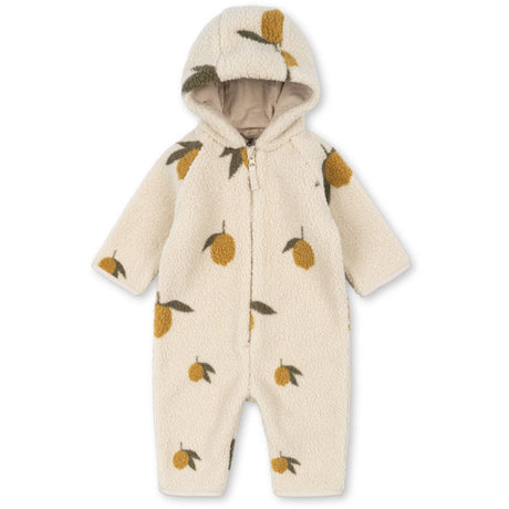 Konges Sløjd Mon Grand Citron Sage Jody Teddy Onesie Grs