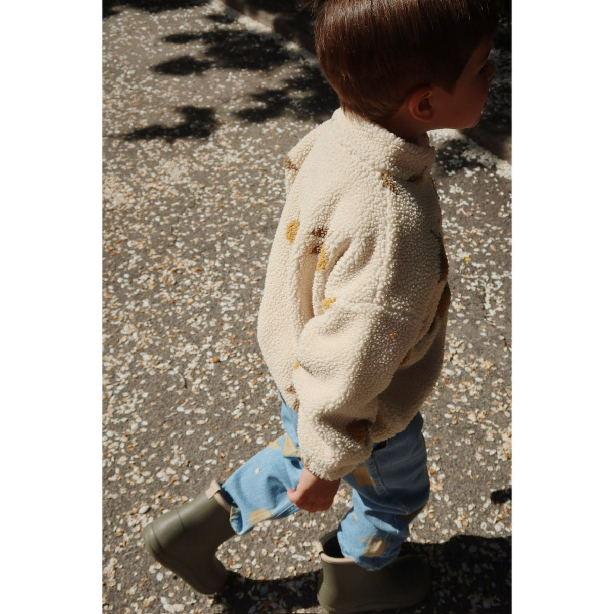 Konges Sløjd Mon Grand Citron Sage Jody Teddy Jacket Grs