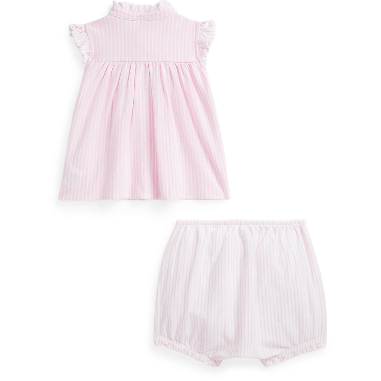 Ralph Lauren Baby Carmel Pink Multi Shorts Set