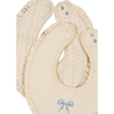 Konges Sløjd Fete De Fleur/Seedpearl Basic 2 Pack Frill Bib
