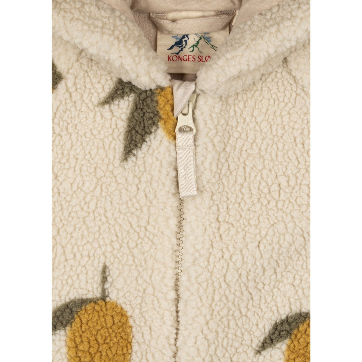 Konges Sløjd Mon Grand Citron Sage Jody Teddy Onesie Grs