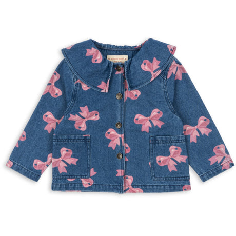 Konges Sløjd Bella Bow (For Denim) Magot Collar Jacket Denim Gots