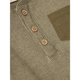 Lil'Atelier Moss Gray Barbar Slim Blouse