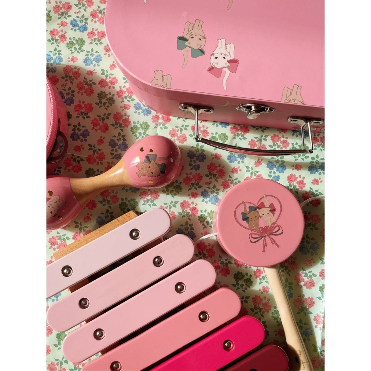 Konges Sløjd Bow Kitty Wooden Music Sets Fsc