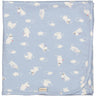 MarMar New Born Modal Smooth Print Blue Moomin Alida Baby Blanket