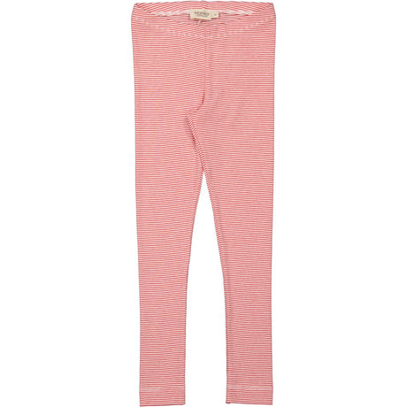 MarMar Modal Fine Rib Red Stripe Leggings